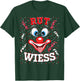 Köln Rut und Wiess Red White Carnival Kölsch Clown , black T-Shirt - T-Shirt | Forest