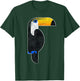 Toucan Costume Nose Mask T Shirt Gifts Tropical Bird T-Shirt - T-Shirt | Forest