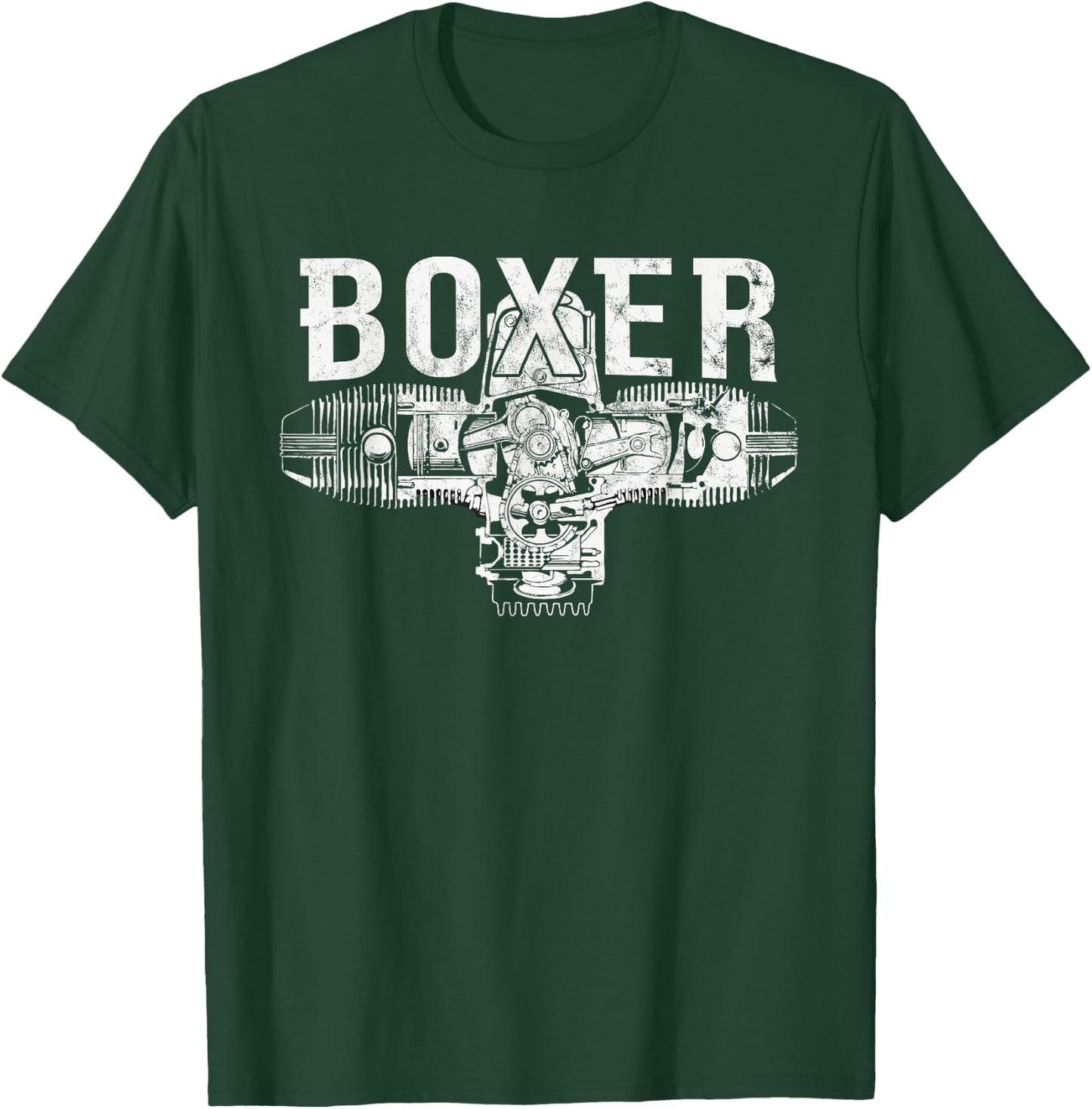 Boxer Motor R Serie Zweizylinder Motorrad T-Shirt - T-Shirt | Forest