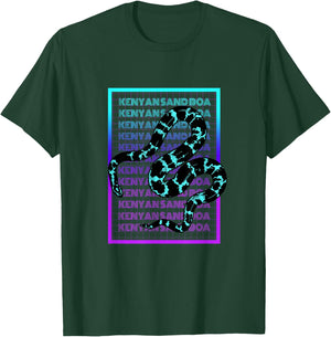 Kenyan Sand Boa Snake Vintage Retro Kenyan Sand Boa T-Shirt - T-Shirt | Forest