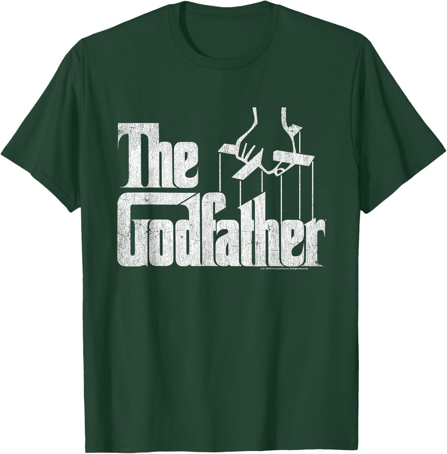 The Godfather - Herren, Schwarz, S, Kurzarm, Klassische Passform, Offizielles 'The Godfather' Logo T-Shirt - T-Shirt | Forest