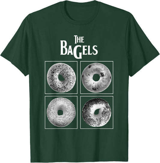 The Bagels Funny Bagel Bread Foodie Lover Bakery Food Gifts T-Shirt - T-Shirt | Forest