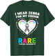 Rare Disease Day 2026 Shirt - I Wear Zebra for My Cousin T-Shirt - T-Shirt | Forest