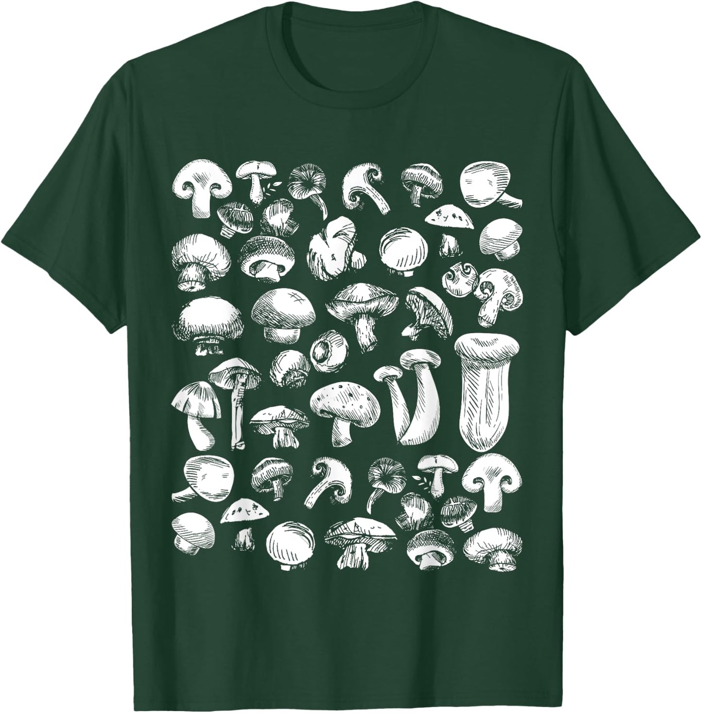 Wild Mushroom Shirt | Mycology Fungiphile Fungi Foraging T-Shirt - T-Shirt | Forest