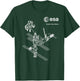 ESA ISS Internationale Raumstation Astronaut - ESA ISS - Erwachsene - Astronaut - Schwarz - S T-Shirt - T-Shirt | Forest