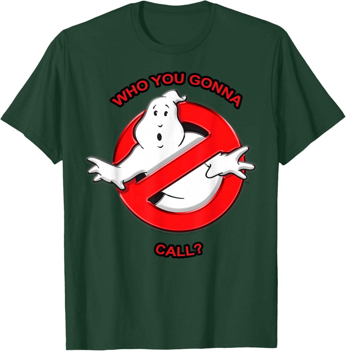 Ghostbusters Who You Gonna Call? Logo T-Shirt - T-Shirt | Forest