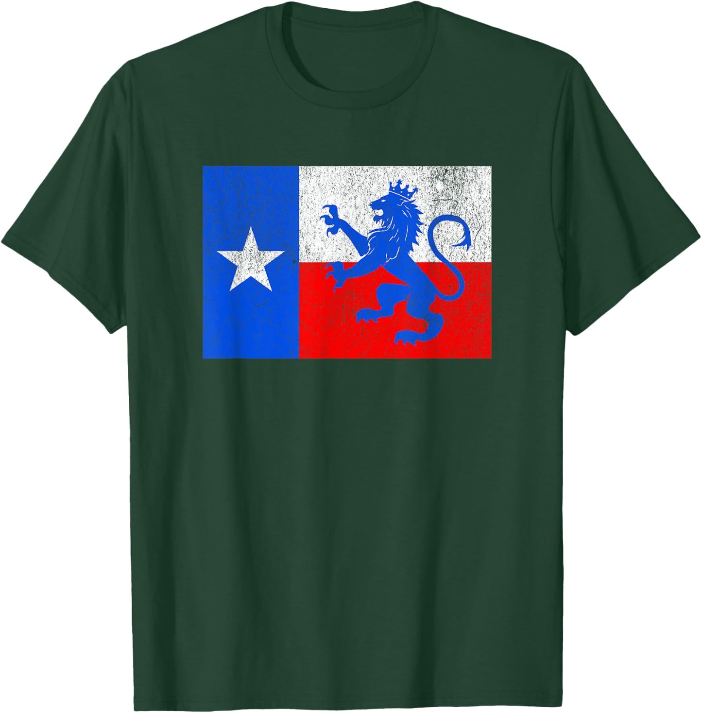 Texas Dutch Lion Flag T-Shirt - T-Shirt | Forest