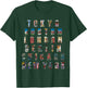 6 Stars World Marathon Running runners iconic city T-Shirt - T-Shirt | Forest