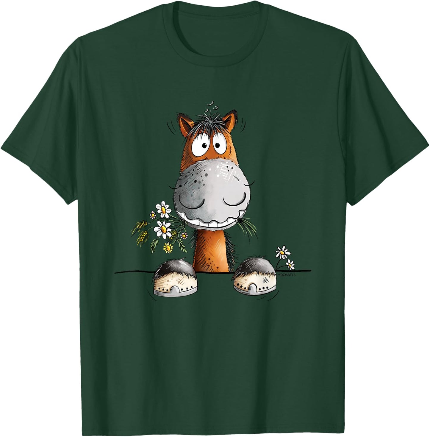 Lustiges Pferd I Pony I Pferde Fan I Pferdemotiv Fun T-Shirt - T-Shirt | Forest