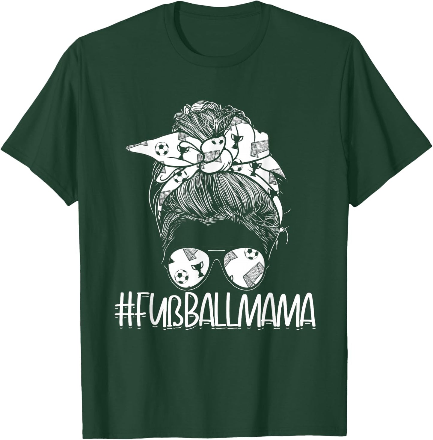 #Fußballmama Fußballer Fußballspieler Mutter Fußball Mama T-Shirt - T-Shirt | Forest