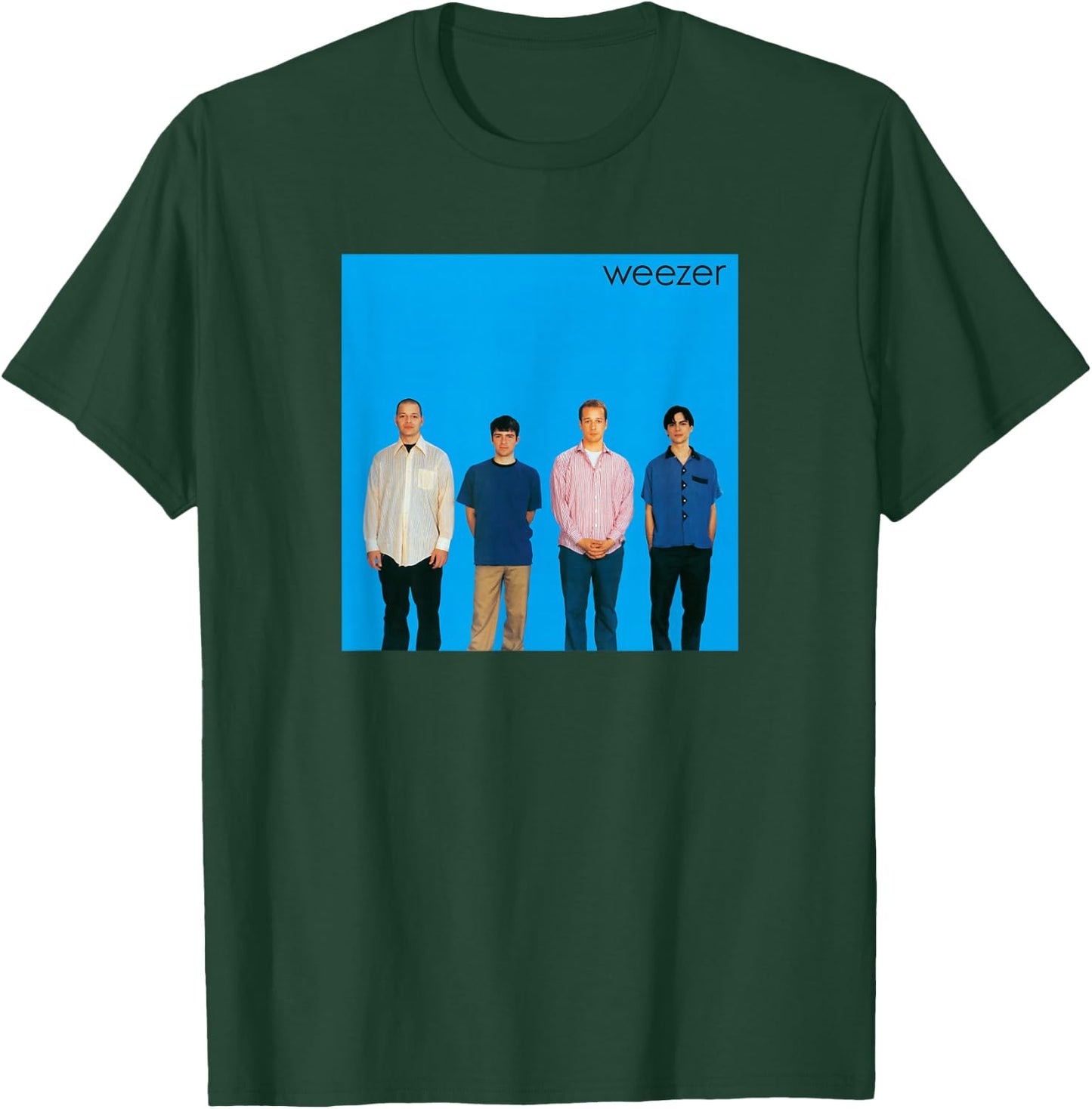 Weezer Album Cover Blue T-Shirt - T-Shirt | Forest