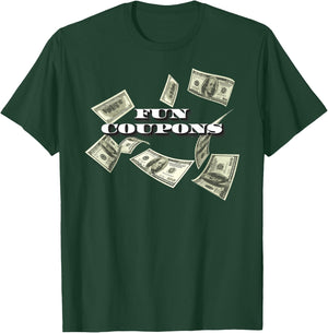 The Wolf of Wall Street Fun Coupons T-Shirt - T-Shirt | Forest