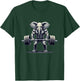 Workout Gym Elephant Deadlift Weightlifting T-Shirt - T-Shirt | Forest