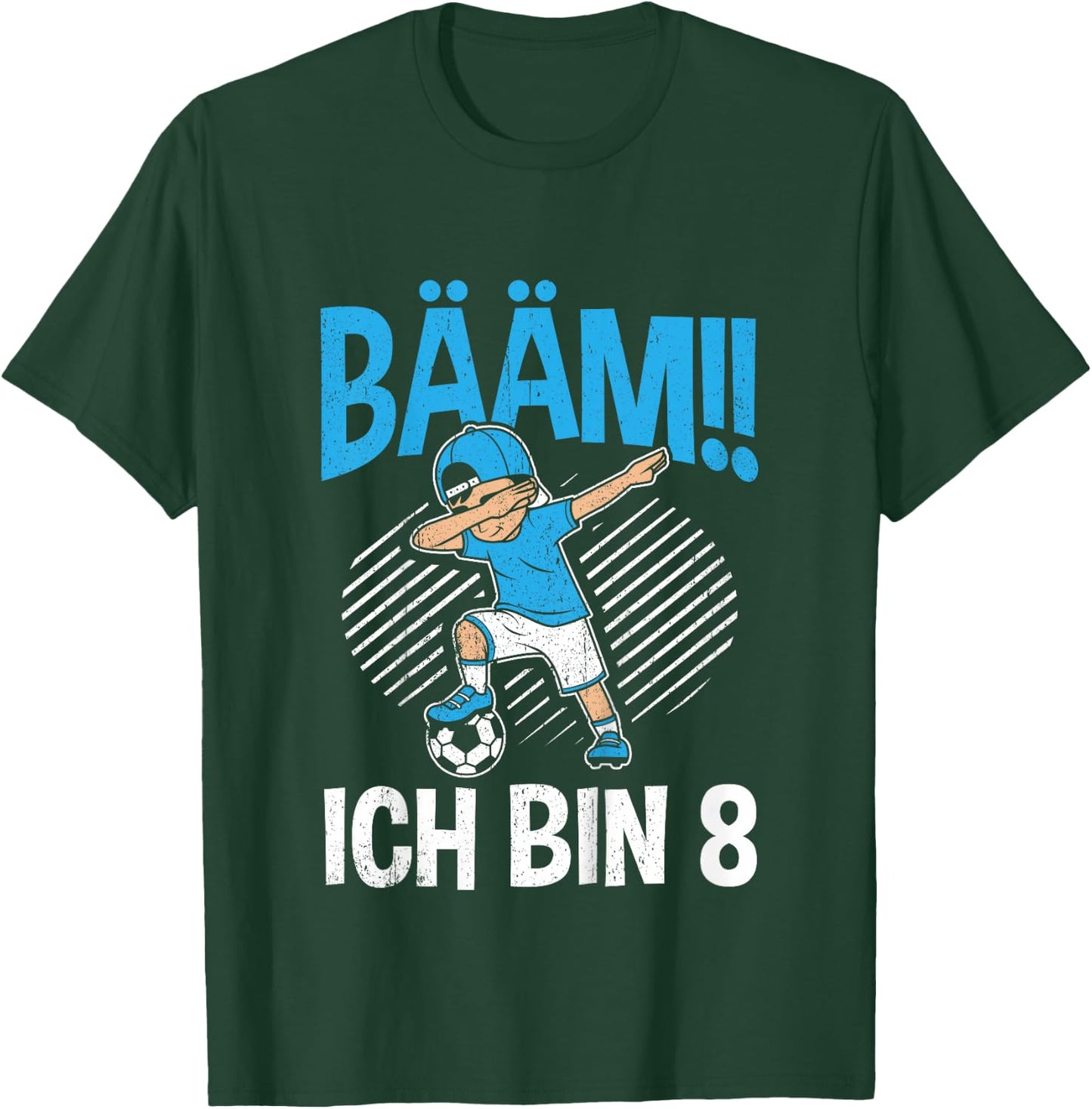 BÄÄM Ich bin 8 Dabbing Geburtstagsshirt 8 Jahre Jungs T-Shirt - T-Shirt | Forest