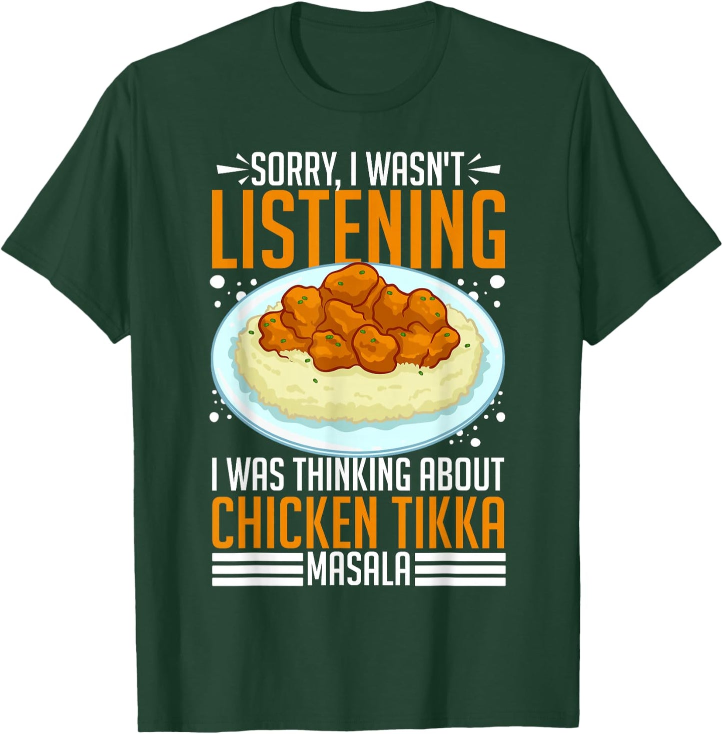 Chicken Tikka Masala Food Indian Recipe T-Shirt - T-Shirt | Forest