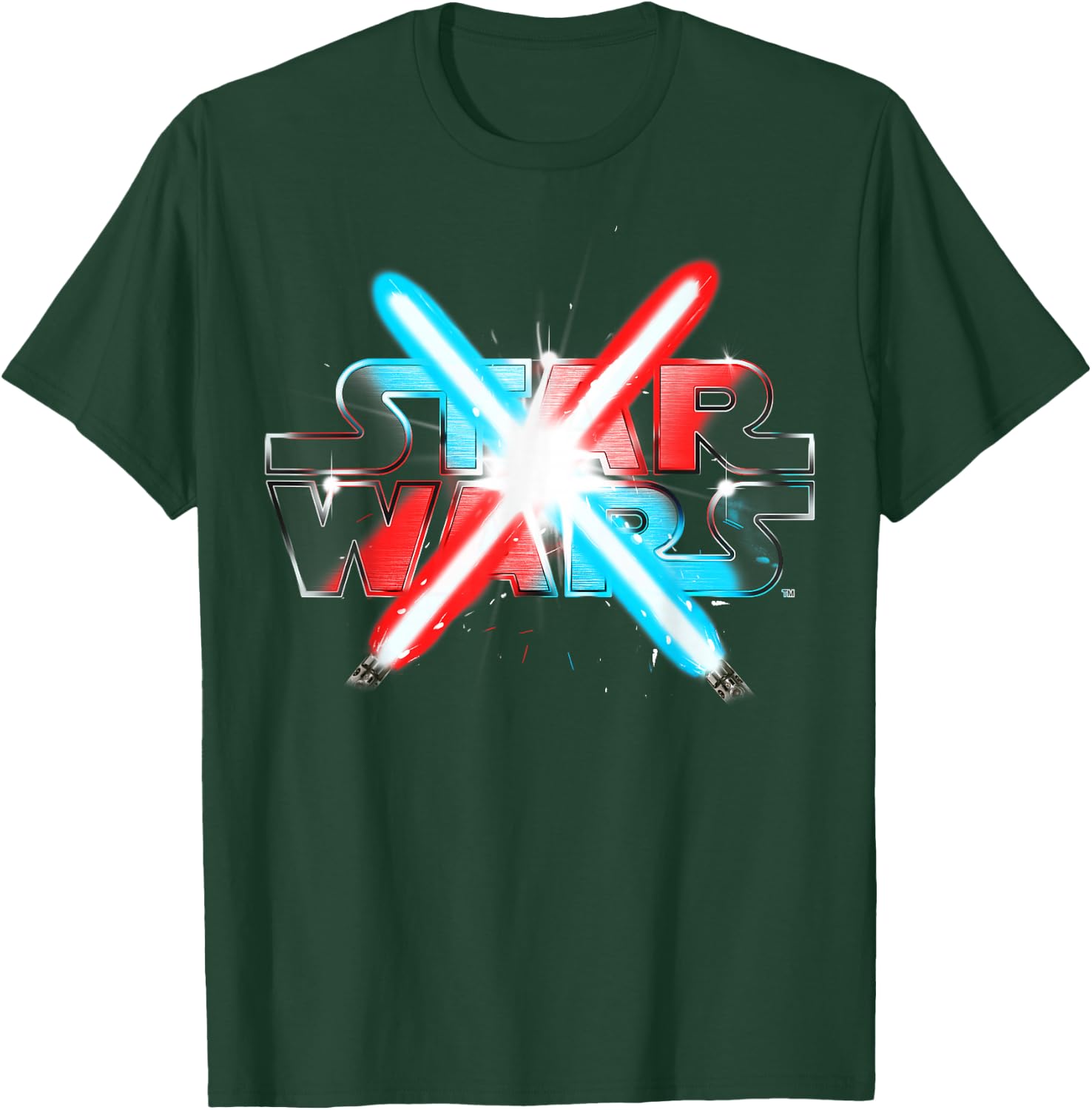 Star Wars Dueling Lightsabers T-Shirt - T-Shirt | Forest