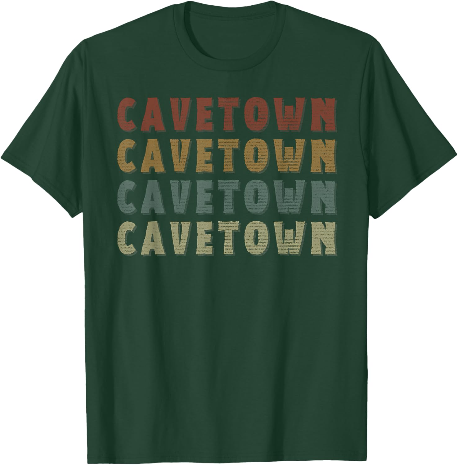 Vintage Cool Cavetown Name Funny Love Heart Cavetown T-Shirt - T-Shirt | Forest