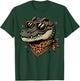 Crocodile Alligator Leopard Scarf Wearing Sunglasses T-Shirt - T-Shirt | Forest