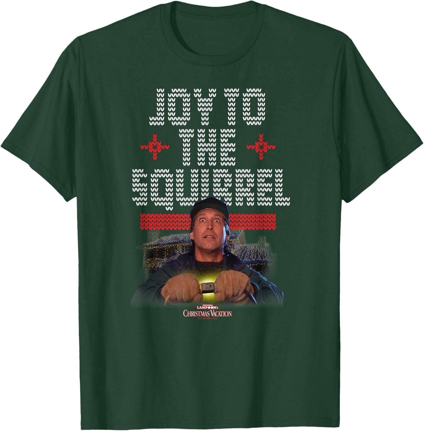 National Lampoon's Christmas Vacation - Joy To The Squirrel T-Shirt - T-Shirt | Forest