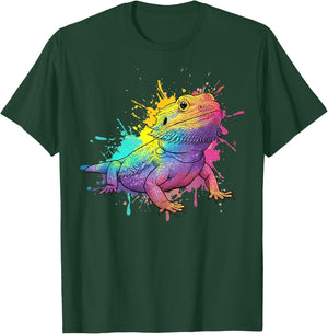 Bearded Dragon Beardie Lovers For Kids Boys Girls Men Women T-Shirt - T-Shirt | Forest