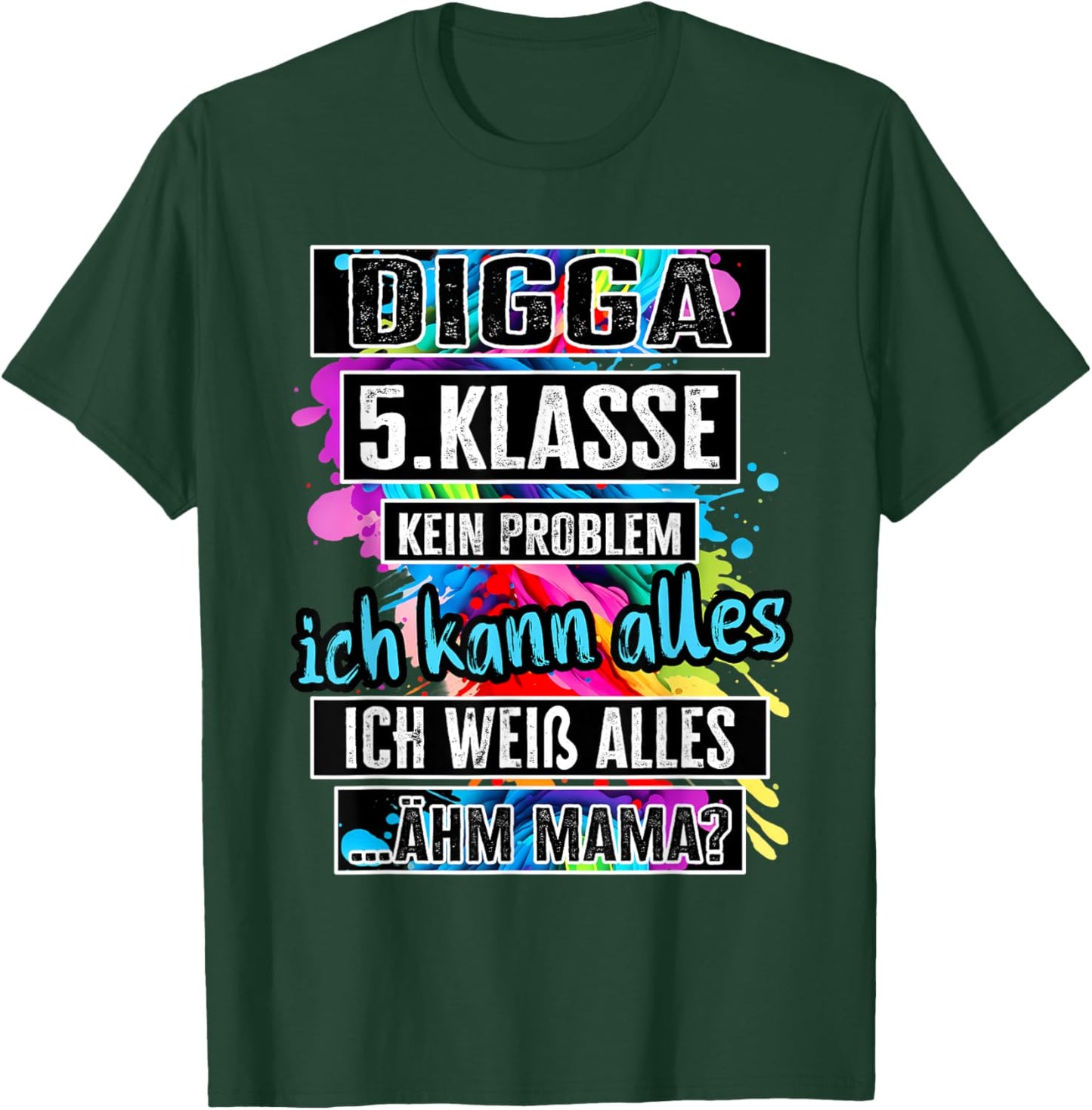 5. Klasse Schulwechsel Tschüss Grundschule Abschluss T-Shirt - T-Shirt | Forest
