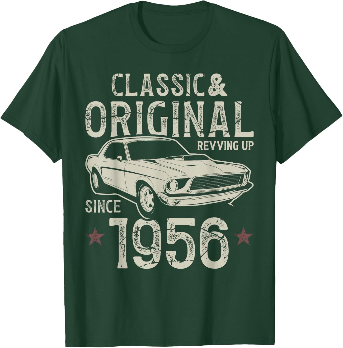 70. Geburtstag 1956 Oldtimer T-Shirt - T-Shirt | Forest