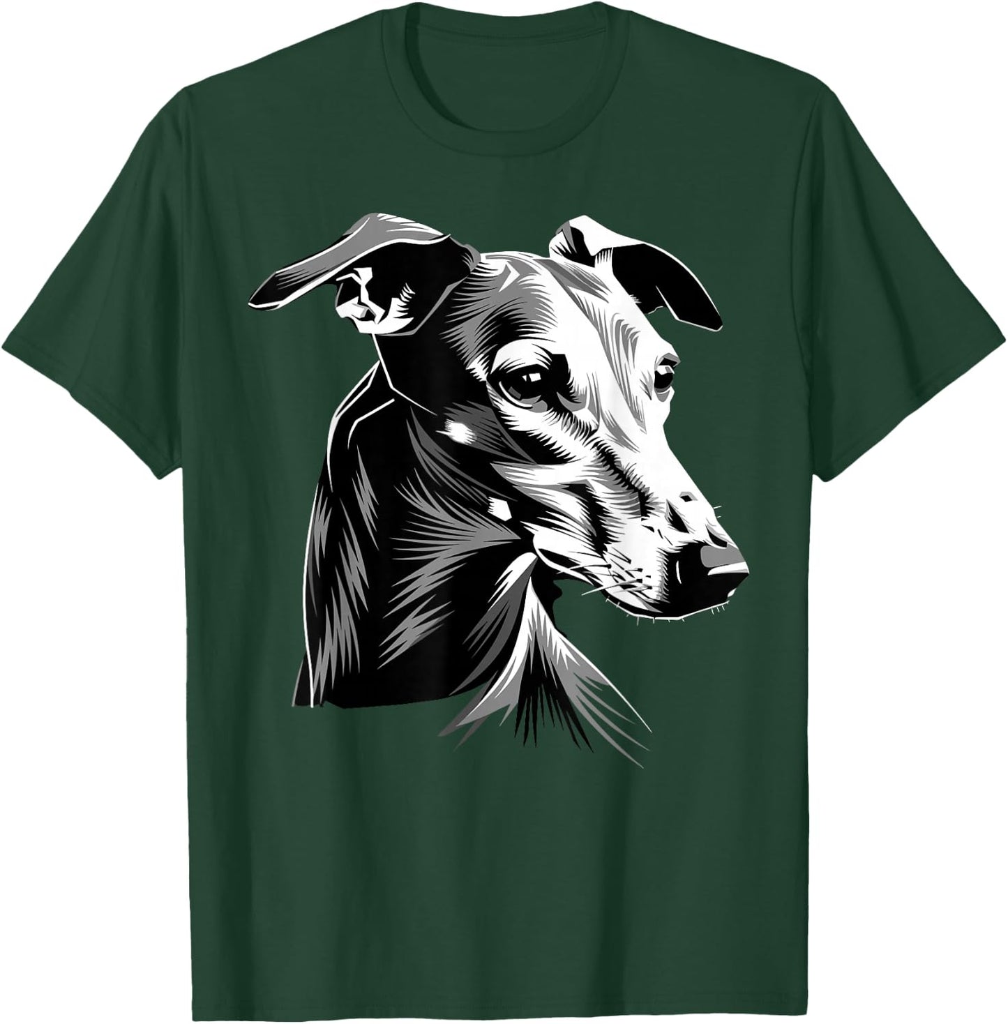 Greyhound Dog Love Greyhound Greyhound , black T-Shirt - T-Shirt | Forest
