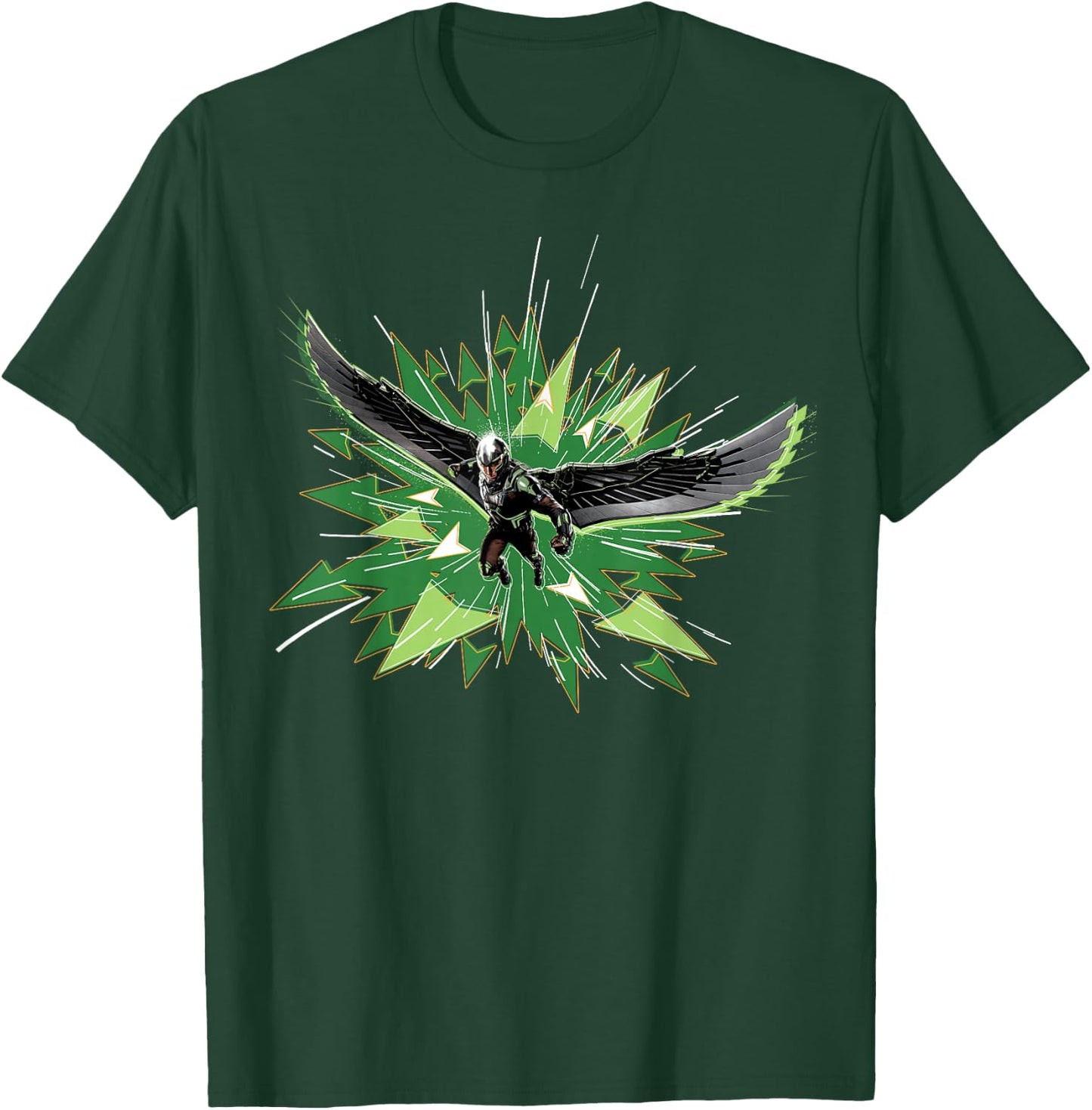 Marvel Studios Captain America: Brave New World Falcon Burst T-Shirt - T-Shirt | Forest