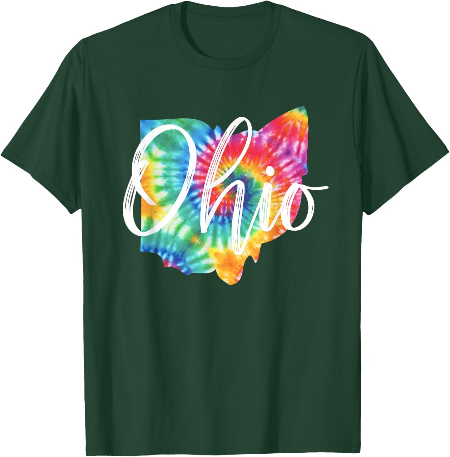 Ohio Tie Dye Vintage Inspired Classic T-Shirt - T-Shirt | Forest