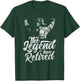 The Legend Has Retired Firefighter Fire Fighter Retirement T-Shirt - T-Shirt | Forest