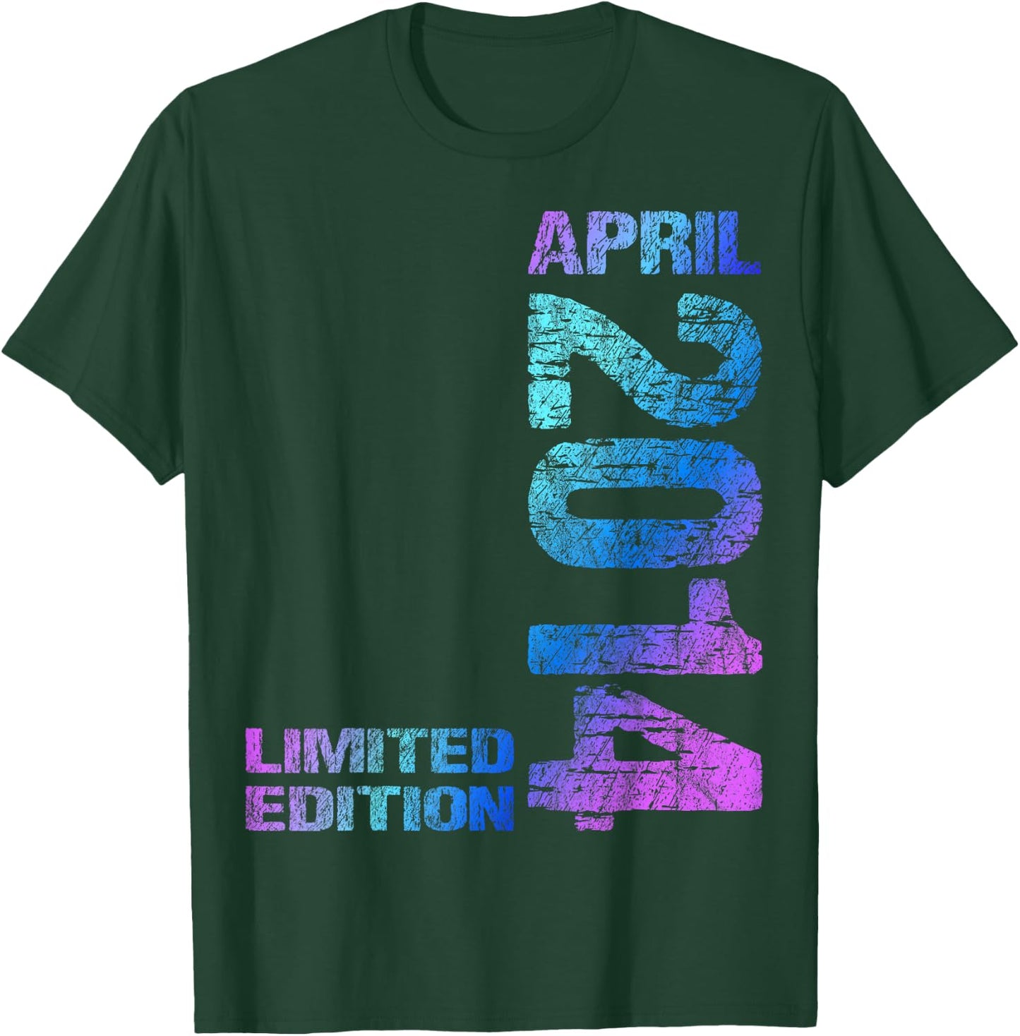 April 2014 Junge Mädchen 12. Geburtstag Limited Edition 12 T-Shirt - T-Shirt | Forest