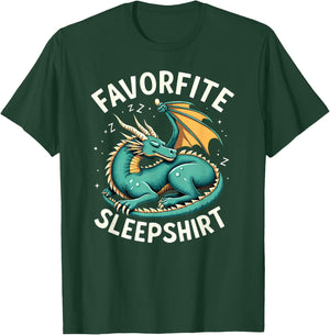 Sleeping Dragon Favorite Sleepshirt T-Shirt - T-Shirt | Forest