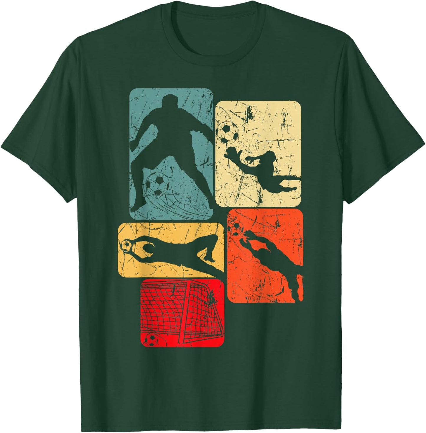 Football Goalkeeper Boy , black T-Shirt - T-Shirt | Forest