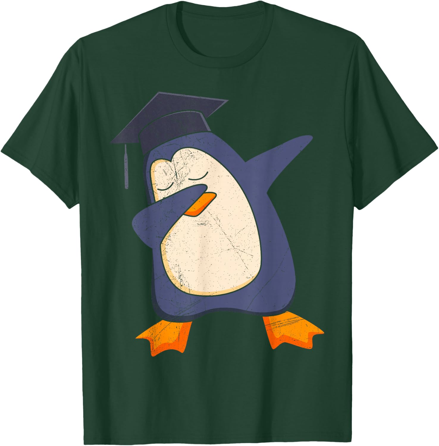 Master´s Exam Passed Master's Degree Created Penguin , black T-Shirt - T-Shirt | Forest