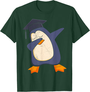 Master´s Exam Passed Master's Degree Created Penguin , black T-Shirt - T-Shirt | Forest