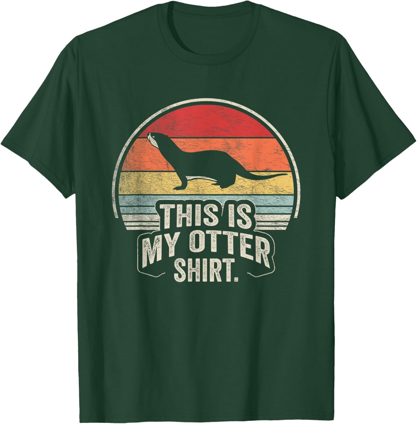 Vintage Cute Otter Shirt This Is My Otter Shirt Sea Otter T-Shirt - T-Shirt | Forest