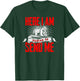 Firefighter Bible Quote Faith Here I Am Send Me Isaiah 6:8 T-Shirt - T-Shirt | Forest