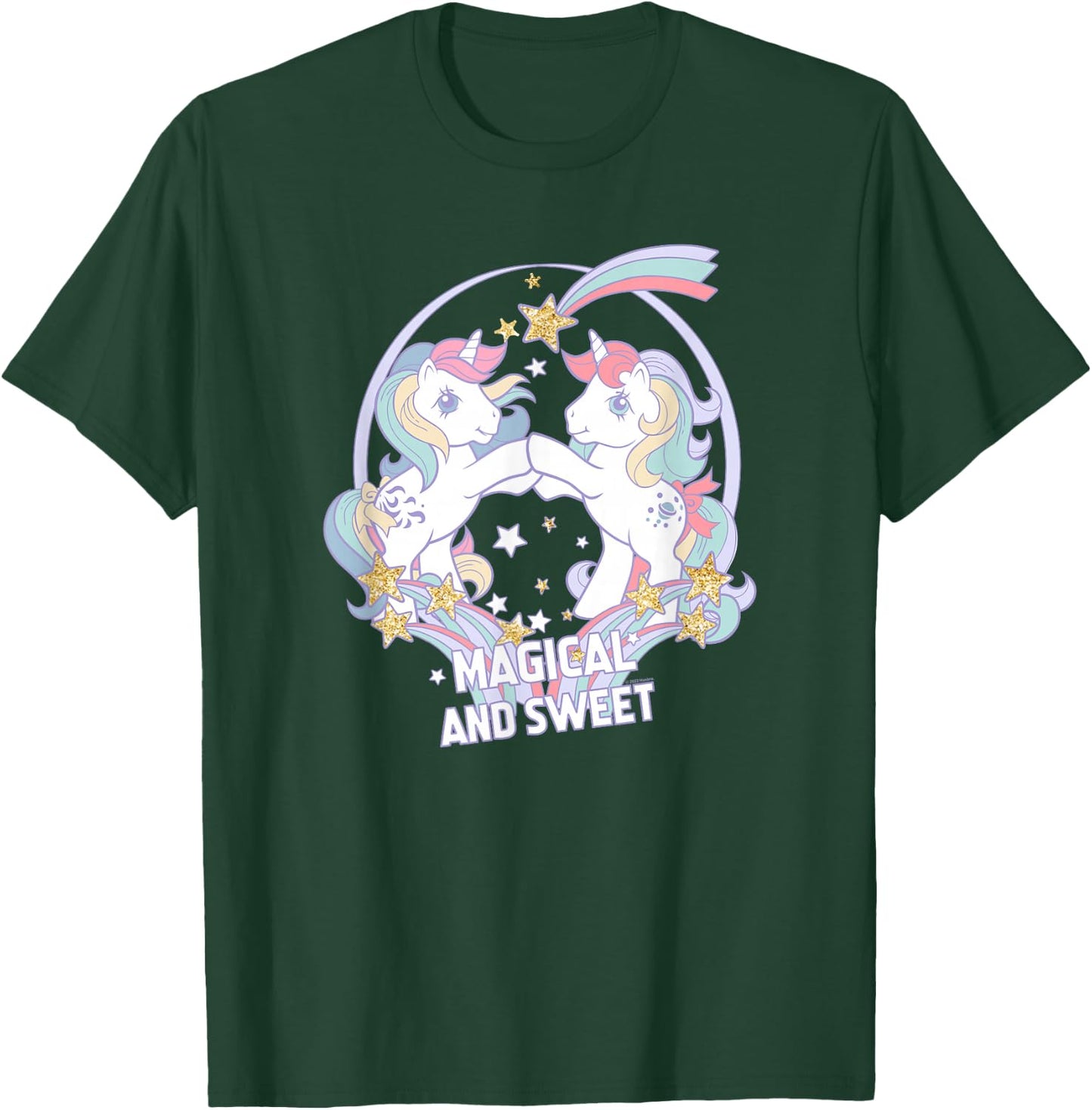 My Little Pony Retro Magical and Sweet Original Pony Friends T-Shirt - T-Shirt | Forest