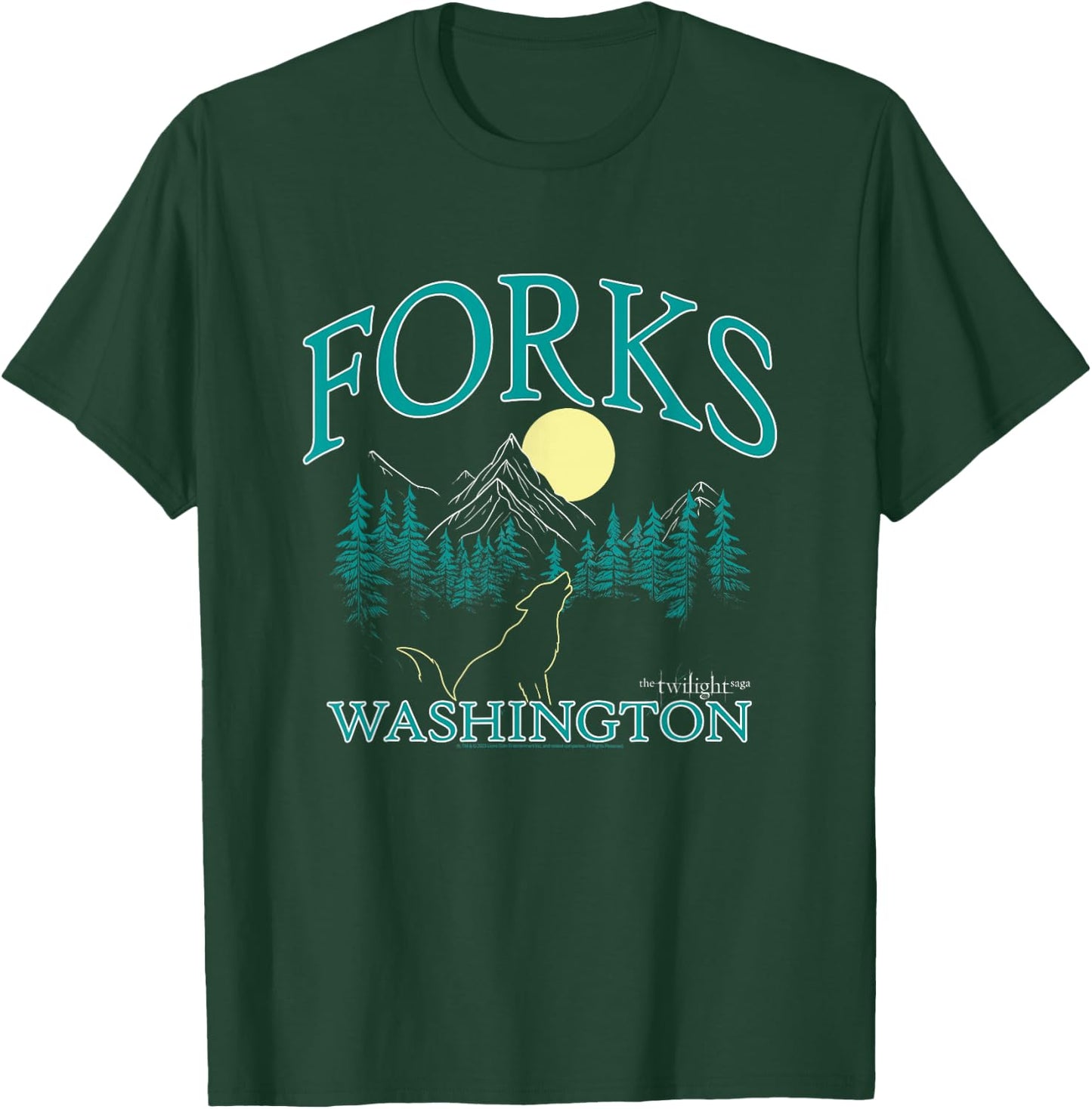 Twilight Forks Washington Movie T-Shirt - T-Shirt | Forest