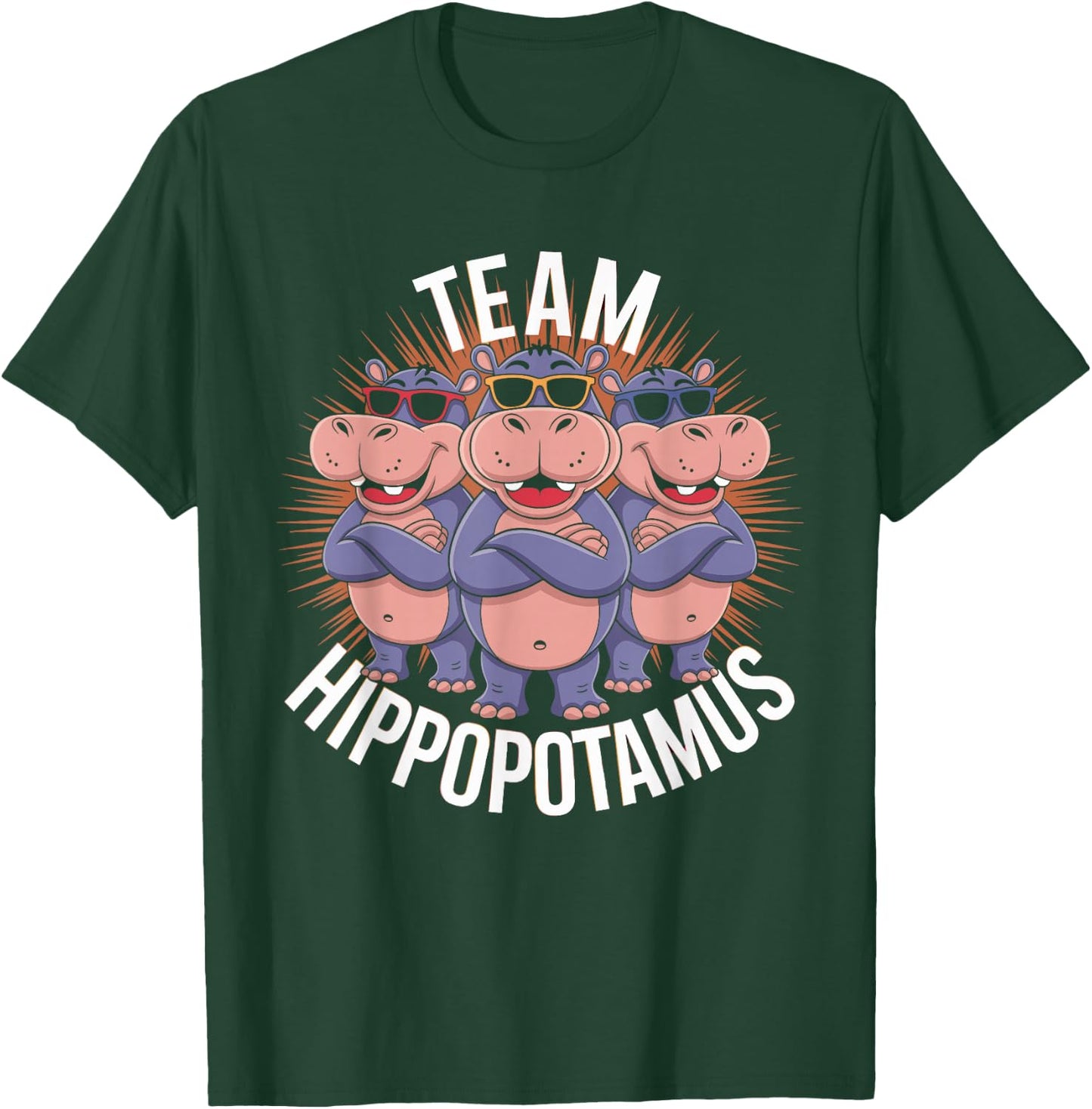 Team Hippopotamus Stuff | Hippo Costume | Products for Hippo T-Shirt - T-Shirt | Forest