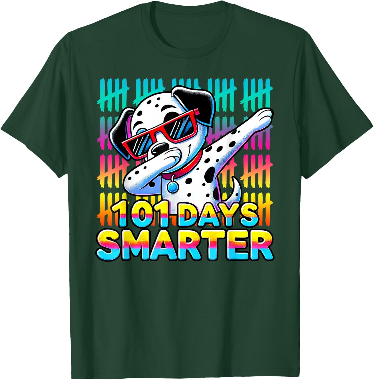 101 Days Smarter Dalmatiner T-Shirt - T-Shirt | Forest