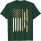 Yellow Stone Classic Fit Black with Flag Design & T-Shirt - T-Shirt | Forest