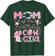 Mom Of The Birthday Cow-Girl Rodeo CowGirl 1St Birthday T-Shirt - T-Shirt | Forest