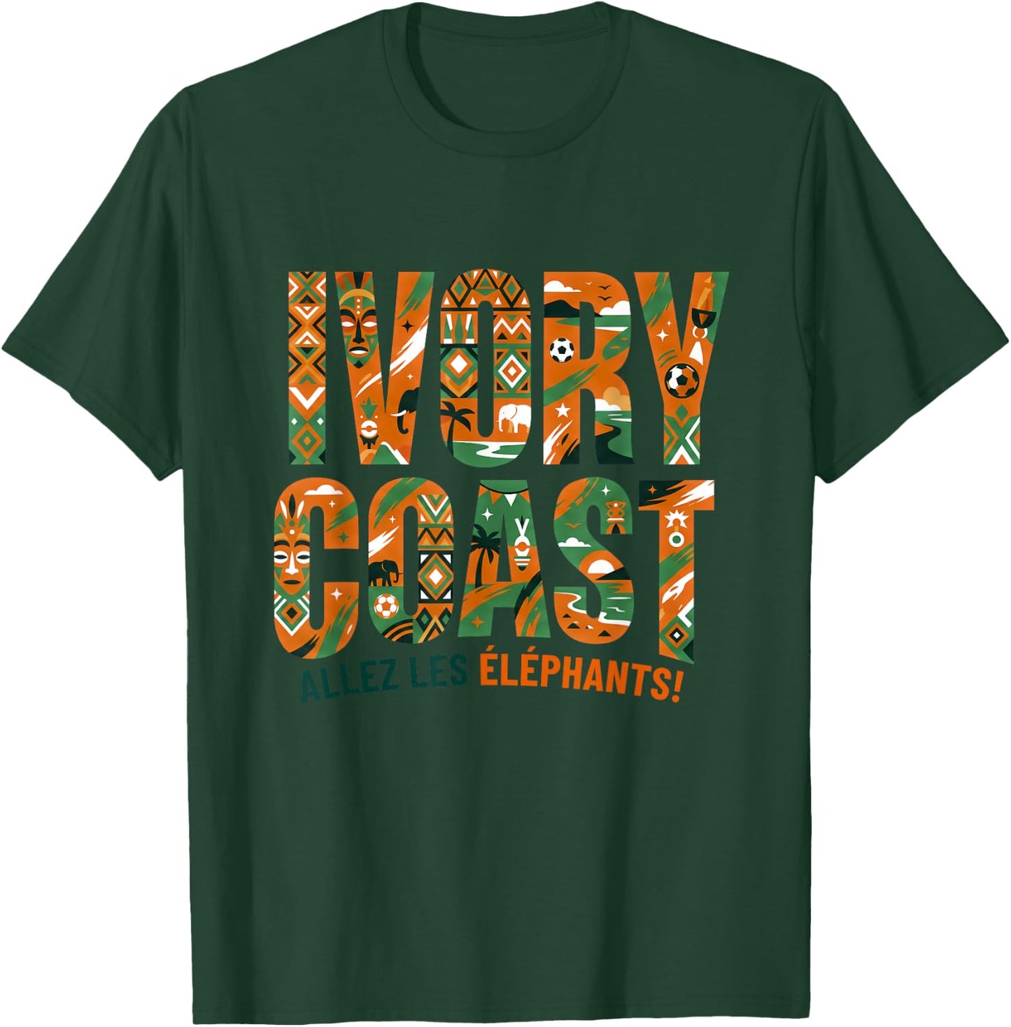 Cote D'Ivoire Ivory Coast T-Shirt - T-Shirt | Forest