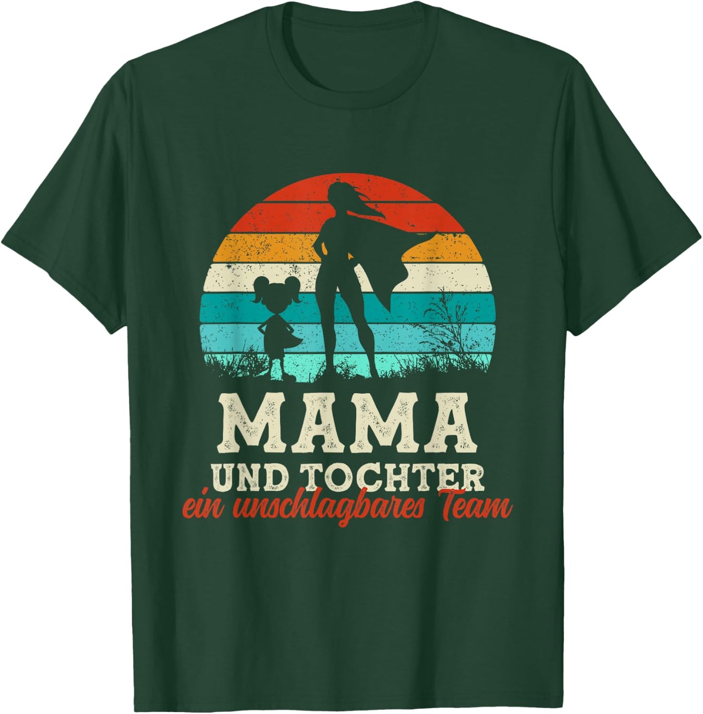 Team Mama Und Tochter Superheld Muttertag Stolze Super Mama T-Shirt - T-Shirt | Forest