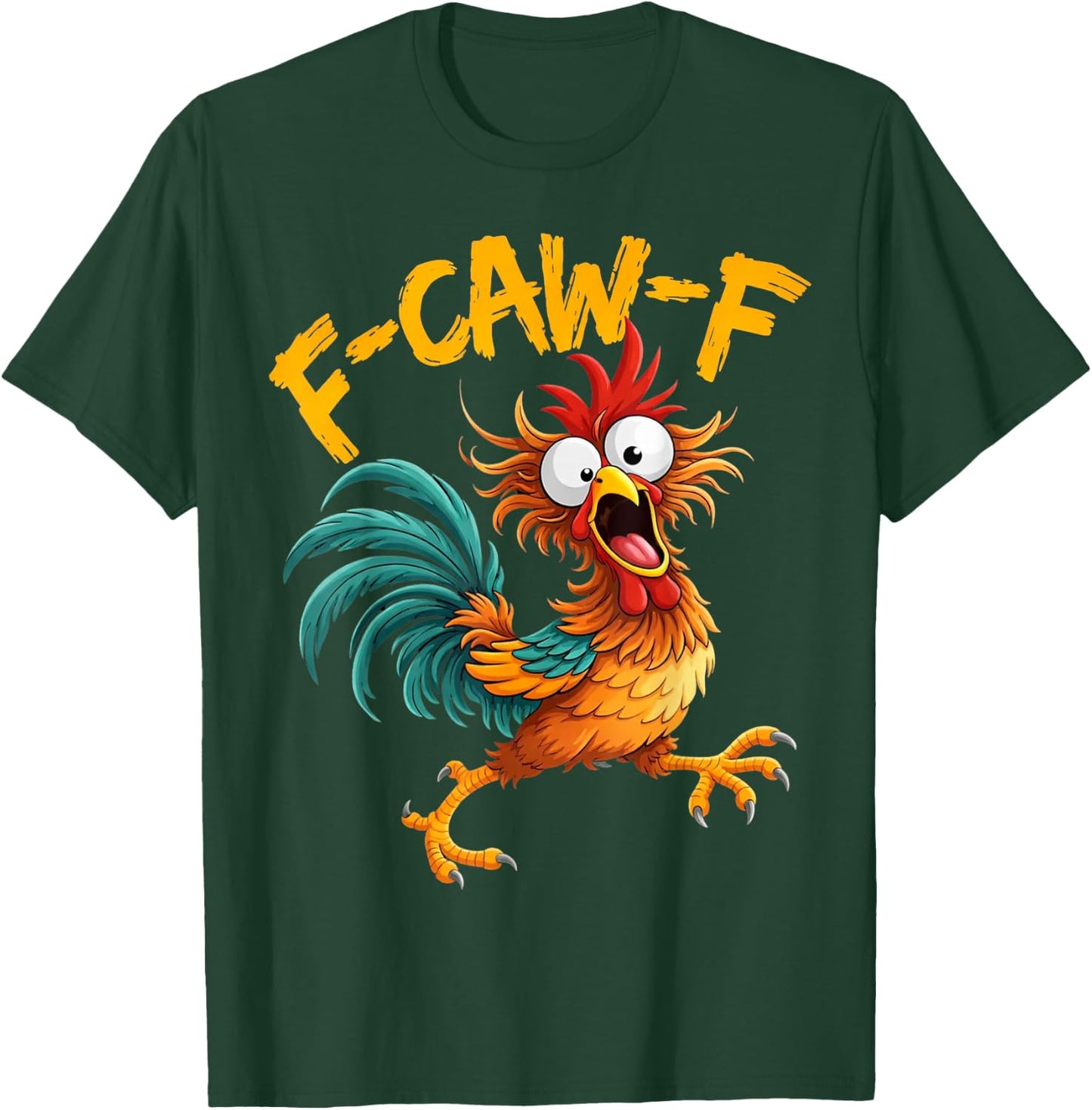F-Caw-F Huhn lustiger Hahn Fcawf Erwachsenen-Humor Meme T-Shirt - T-Shirt | Forest