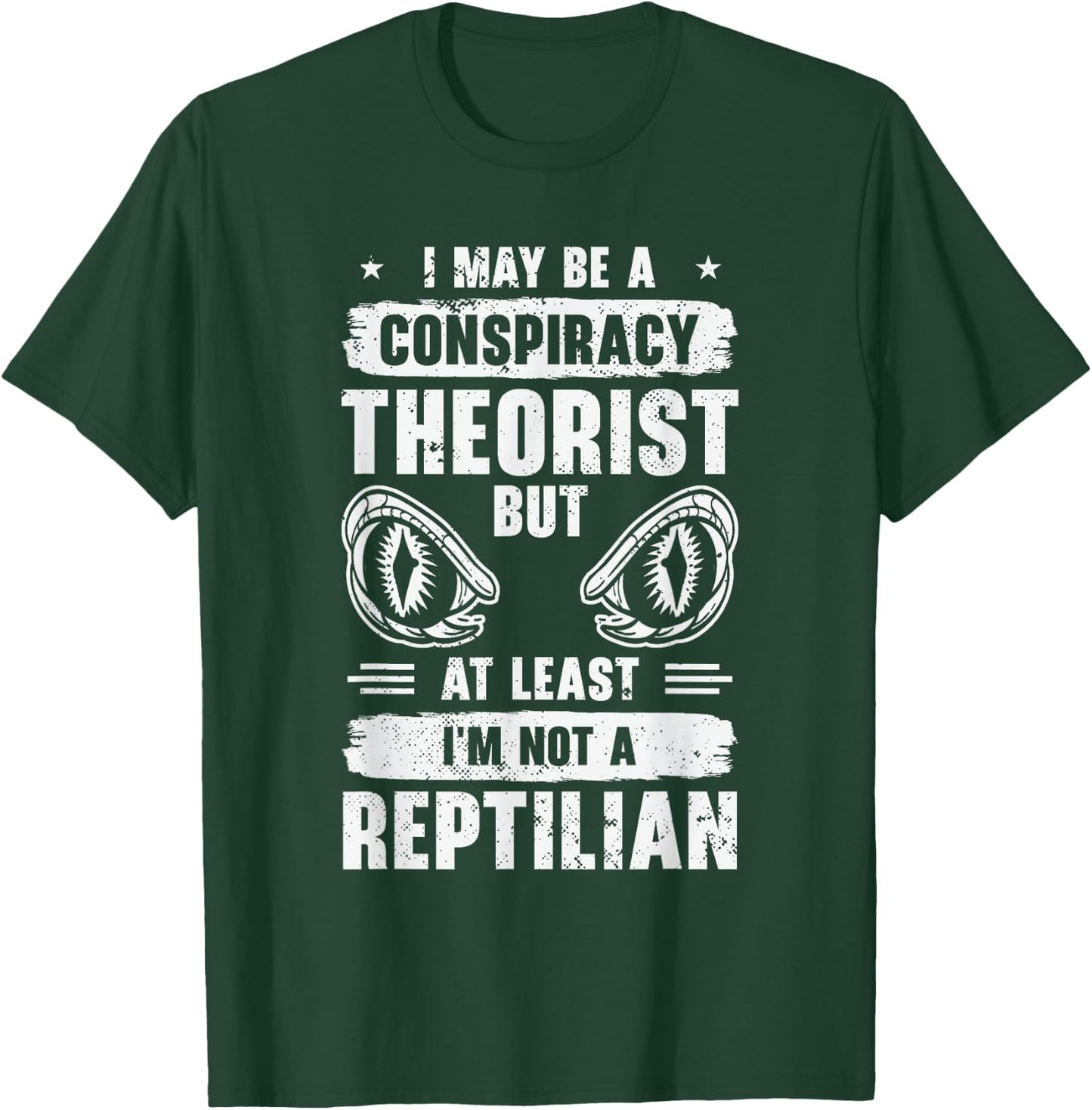 Lizard Reptilian Agenda Conspiracy Theory T-Shirt - T-Shirt | Forest