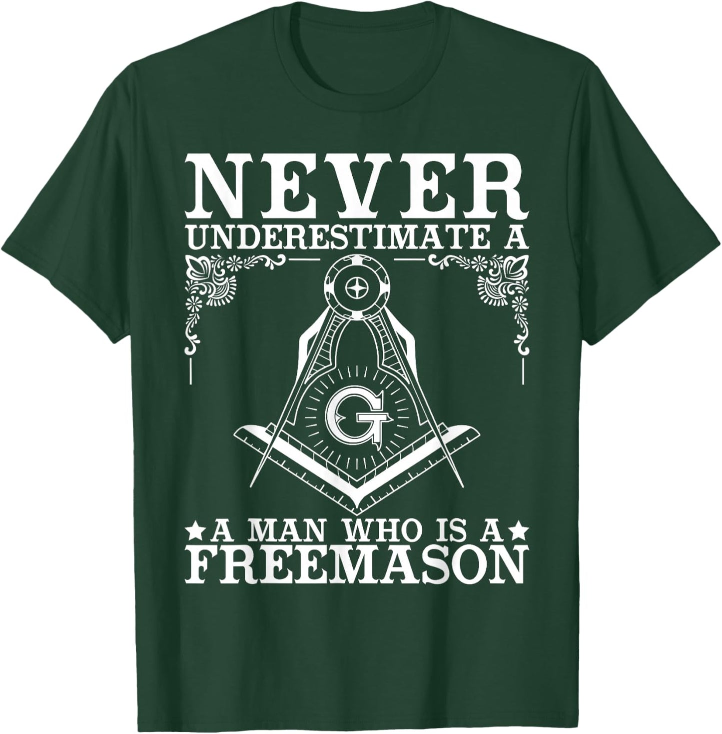 Freemasonry Freemason Conspirazy Theory Freethinker T-Shirt - T-Shirt | Forest