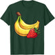 Banana Strawberry Fruit Kawaii Fruits Comic Cartoon Kids T-Shirt - T-Shirt | Forest