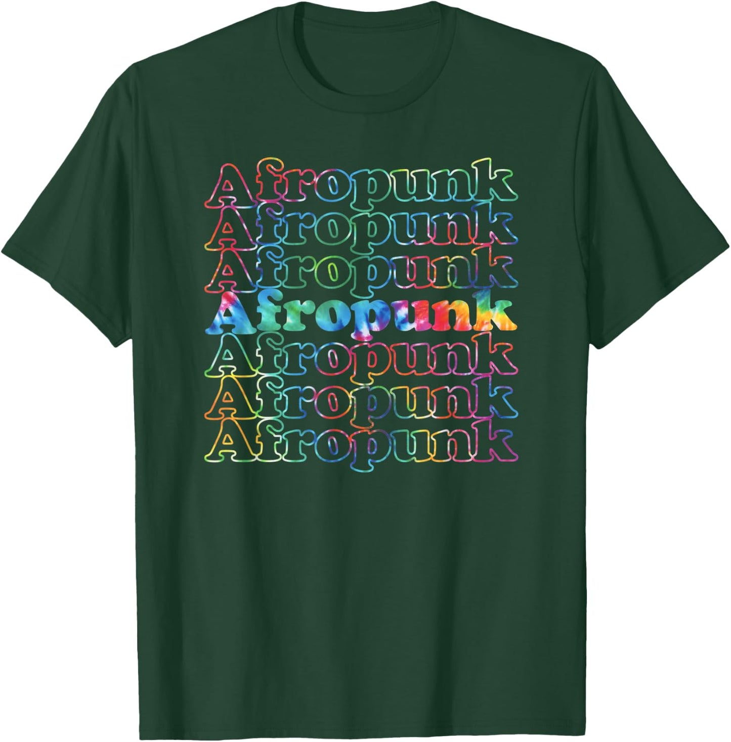 Afropunk Music Tie Dye T-Shirt - T-Shirt | Forest